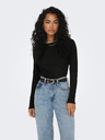 ONLY Schwarzes Damen-Langarmshirt ONLY Carlotta