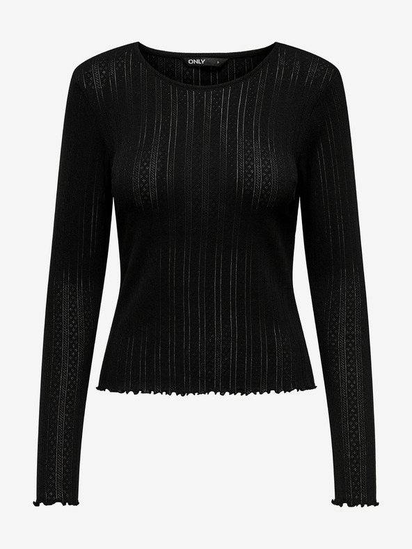 ONLY Schwarzes Damen-Langarmshirt ONLY Carlotta