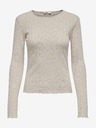 ONLY Beige Damen Langarm T-Shirt ONLY Carlotta