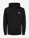 Jack & Jones Jack & Jones Air Black Herren-Kapuzenpullover mit Reißverschluss