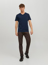 Jack & Jones Dunkelblaues Herren Basic T-Shirt Jack & Jones Organic