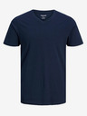 Jack & Jones Dunkelblaues Herren Basic T-Shirt Jack & Jones Organic