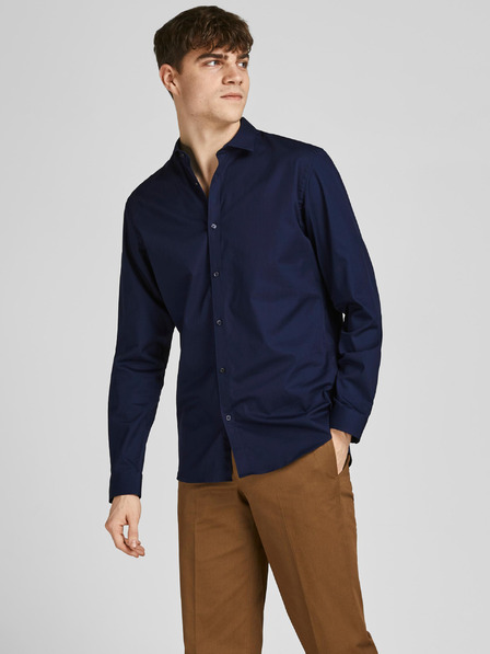 Jack & Jones Jack & Jones Lacardiff Herrenhemd dunkelblau
