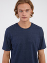 Jack & Jones Dunkelblau gestreiftes Herren-Basishemd Jack & Jones Organic