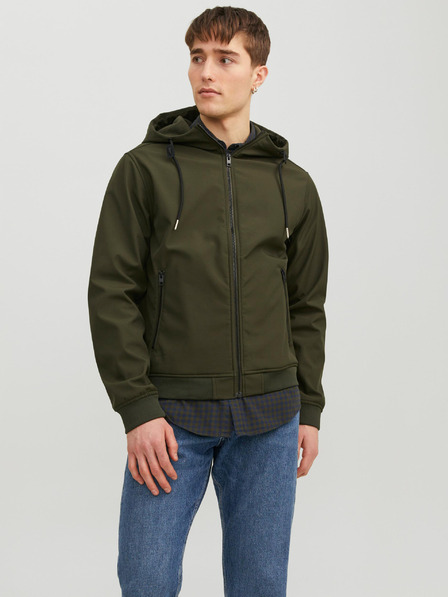 Jack & Jones Khaki Herren Jack & Jones Basic Lightweight Softshell Jacke