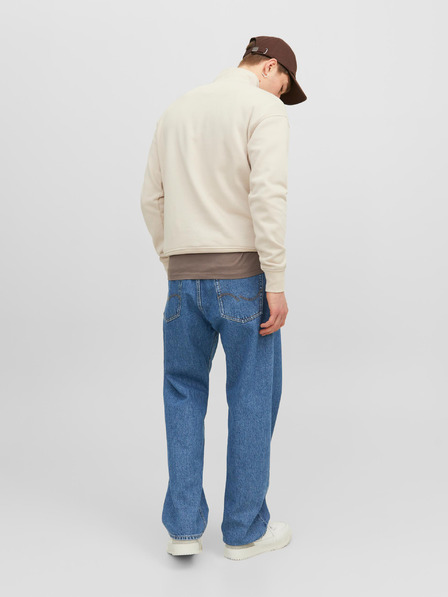 Jack & Jones Blaue Jack & Jones Alex Jeans mit weitem Bein für Herren