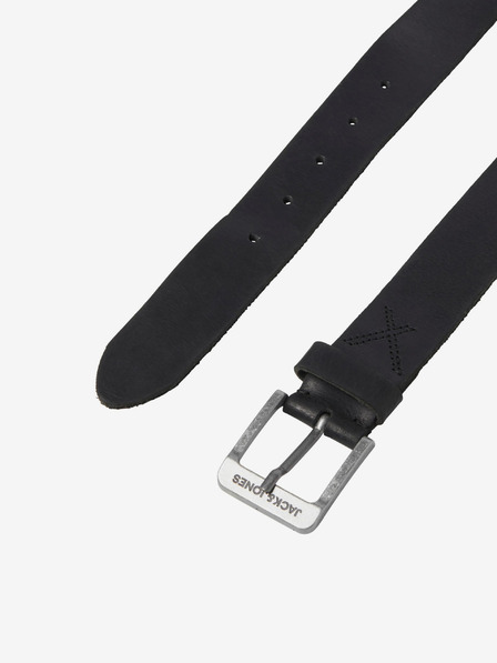 Jack & Jones Schwarzer Herren Ledergürtel Jack & Jones Rock