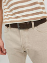 Jack & Jones Dunkelbrauner Herren-Ledergürtel Jack & Jones Rock