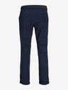 Jack & Jones Dunkelblaue Jack & Jones Marco Herren-Cropped-Chinohose