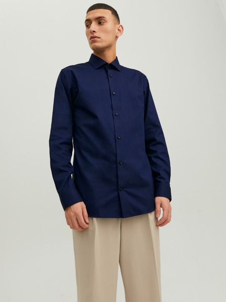 Jack & Jones Dunkelblaues Jack & Jones Parker Herrenhemd