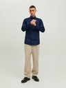Jack & Jones Dunkelblaues Jack & Jones Parker Herrenhemd