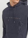 Jack & Jones Dunkelblauer Jack & Jones Star-Kapuzenpullover für Herren