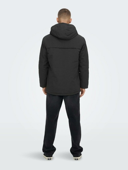 ONLY & SONS Schwarze Herren-Winterjacke ONLY & SONS Jayden