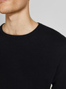 Jack & Jones Schwarzer Herren-Basic-Pullover Jack & Jones Hill