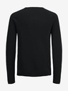 Jack & Jones Schwarzer Herren-Basic-Pullover Jack & Jones Hill