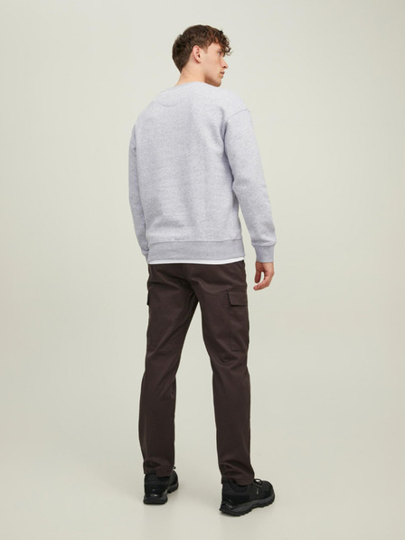 Jack & Jones Hellgrauer Jack & Jones Star Kapuzenpullover für Herren