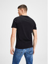Jack & Jones Zwei schwarze Jack & Jones Basic Kurzarm-T-Shirts für Herren