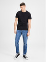 Jack & Jones Zwei schwarze Jack & Jones Basic Kurzarm-T-Shirts für Herren