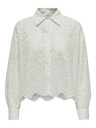 ONLY Weißes Damen-Madeira-Shirt ONLY Valais