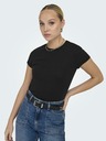 ONLY Schwarzes Damen-Basic-Shirt ONLY Elina