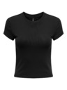 ONLY Schwarzes Damen-Basic-Shirt ONLY Elina