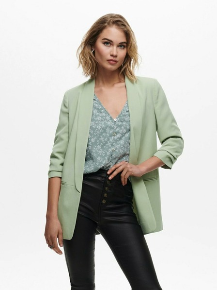 ONLY Hellgrüner Damenblazer mit dreiviertel Ärmeln ONLY Elly