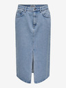 ONLY Hellblauer Damen-Denim-Midi-Rock ONLY Bianca