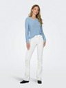 ONLY Hellblauer Basic-Pullover für Damen ONLY Geena
