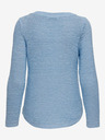 ONLY Hellblauer Basic-Pullover für Damen ONLY Geena