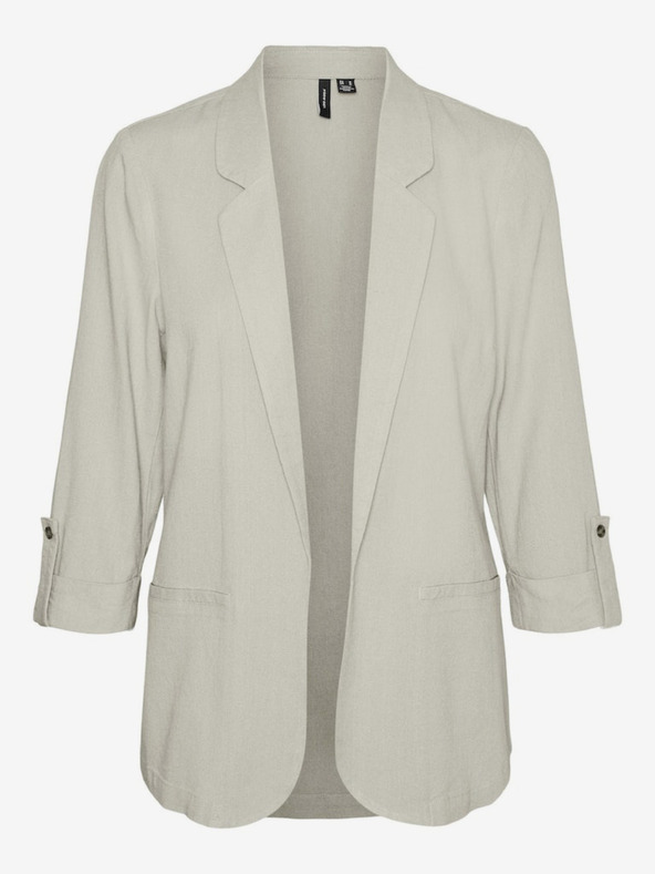 Vero Moda Beige Damenjacke mit Leinen Vero Moda Jesmilo