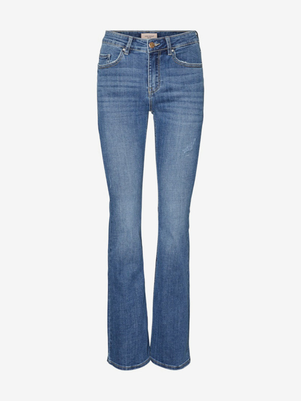 Vero Moda Blaue Damenjeans mit ausgestellter Passform Vero Moda Flash