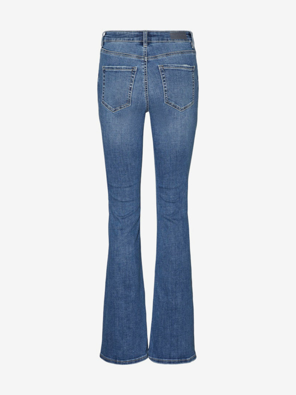Vero Moda Blaue Damenjeans mit ausgestellter Passform Vero Moda Flash