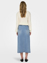 Jacqueline de Yong Hellblauer Damen Denim Midirock JDY Bella