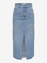 Jacqueline de Yong Hellblauer Damen Denim Midirock JDY Bella