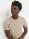 Jack & Jones Beigefarbenes Basic-T-Shirt für Herren Jack & Jones Organic