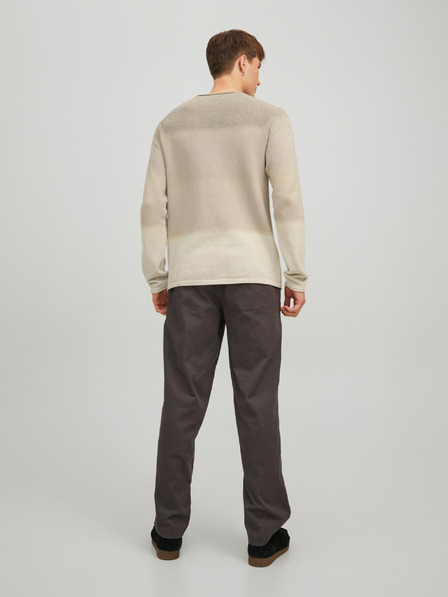 Jack & Jones Beige Jack & Jones Hill Herren Pullover