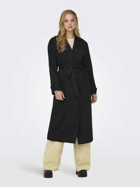 ONLY Schwarzer Damen-Trenchcoat ONLY Line