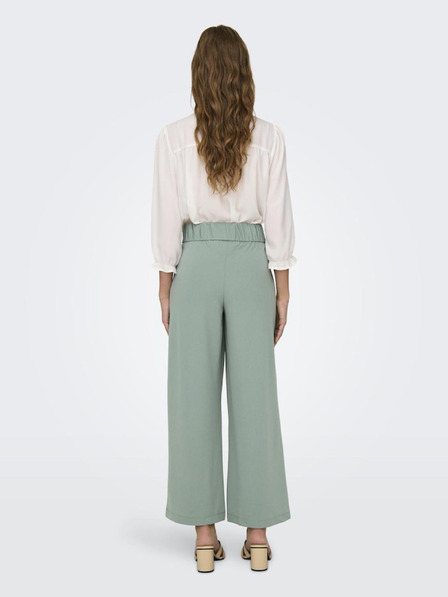 Jacqueline de Yong JDY Geggo Light Green Weite Hosen für Damen