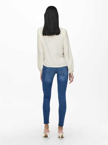 Jacqueline de Yong Cremefarbenes JDY Ellis Damen-Shirt