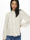 Jacqueline de Yong Cremefarbenes JDY Ellis Damen-Shirt