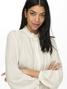 Jacqueline de Yong Cremefarbenes JDY Ellis Damen-Shirt