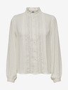 Jacqueline de Yong Cremefarbenes JDY Ellis Damen-Shirt
