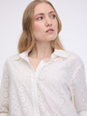 Jacqueline de Yong Cremefarbenes JDY Tallie Damen-Shirt