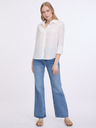 Jacqueline de Yong Cremefarbenes JDY Tallie Damen-Shirt