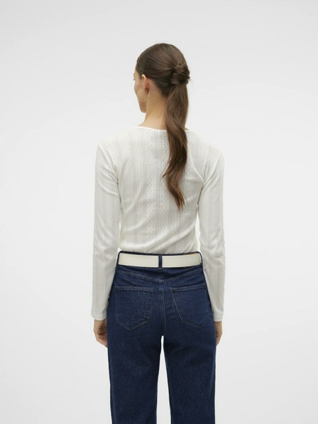 Vero Moda Weißes Damen-T-Shirt Vero Moda Lisa