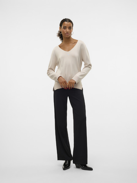 Vero Moda Beiger Damenpullover Vero Moda Silje