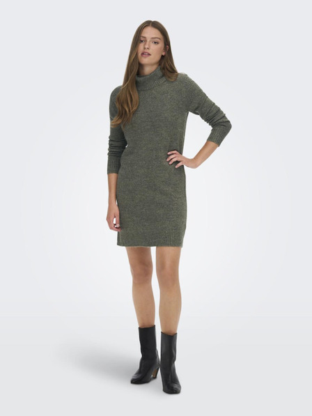 Jacqueline de Yong JDY Elanora Khaki Damen Pullover Kleid