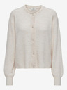 Jacqueline de Yong Cremefarbene Damen Strickjacke JDY Lumi