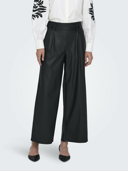 Jacqueline de Yong Schwarze Damen Lederhosen JDY Soya