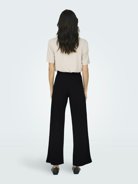 Jacqueline de Yong Schwarze Damen-Weitbeinhosen JDY Geggo